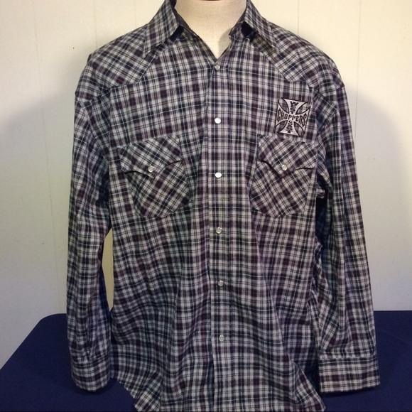 West Coast Choppers Other - Jesse James West Coast Choppers Western Shirt mens size XL